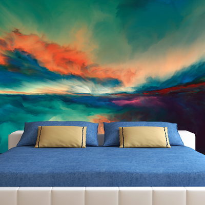 Attractive painting Digitally Printed Wallpaper