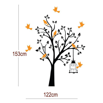 Innovative Bird Tree Wall Sticker And Wall Decal