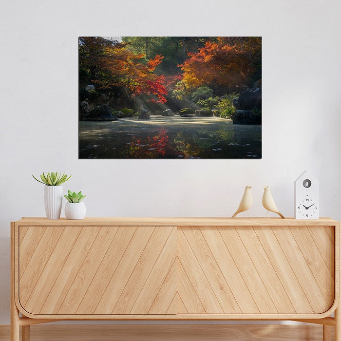 Autumn Tree Print On Canvas Wall Painting