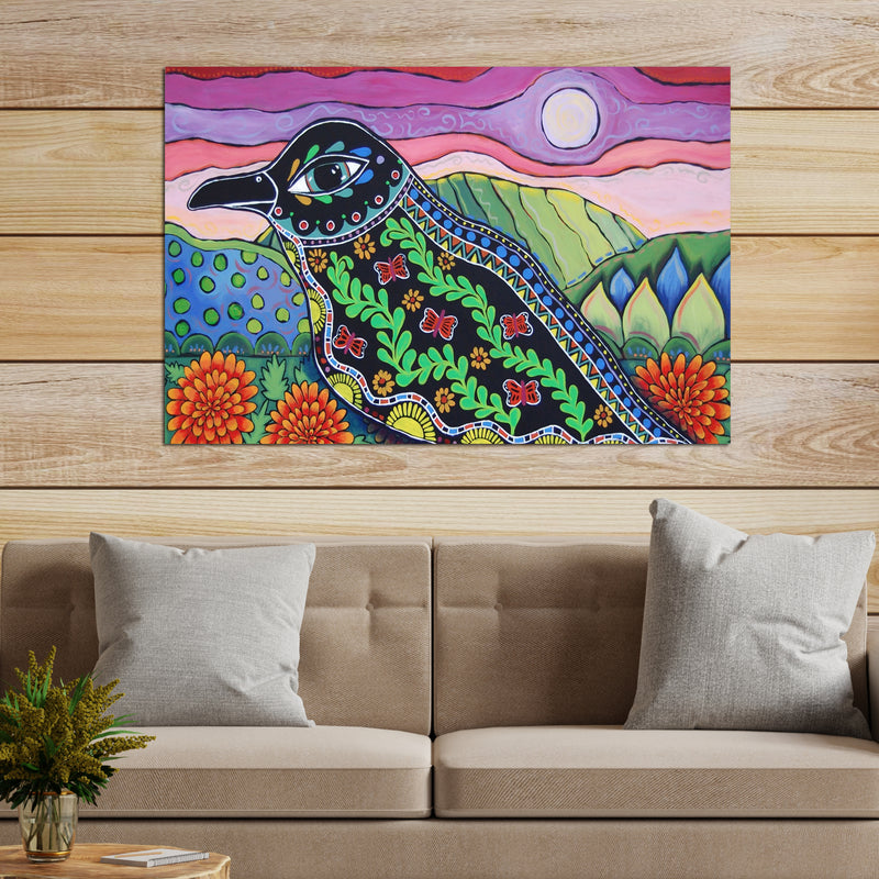 Mexican Art Wall Painting On Canvas