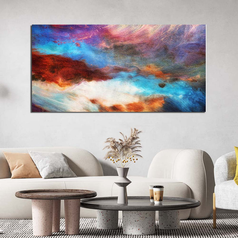 Colourful Abstract Painting Print On Canvas wall Painting
