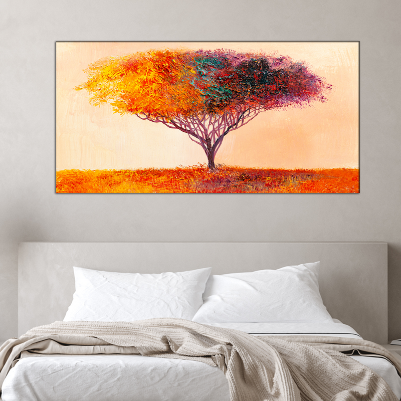 Colorful Tree Canvas Wall Painting