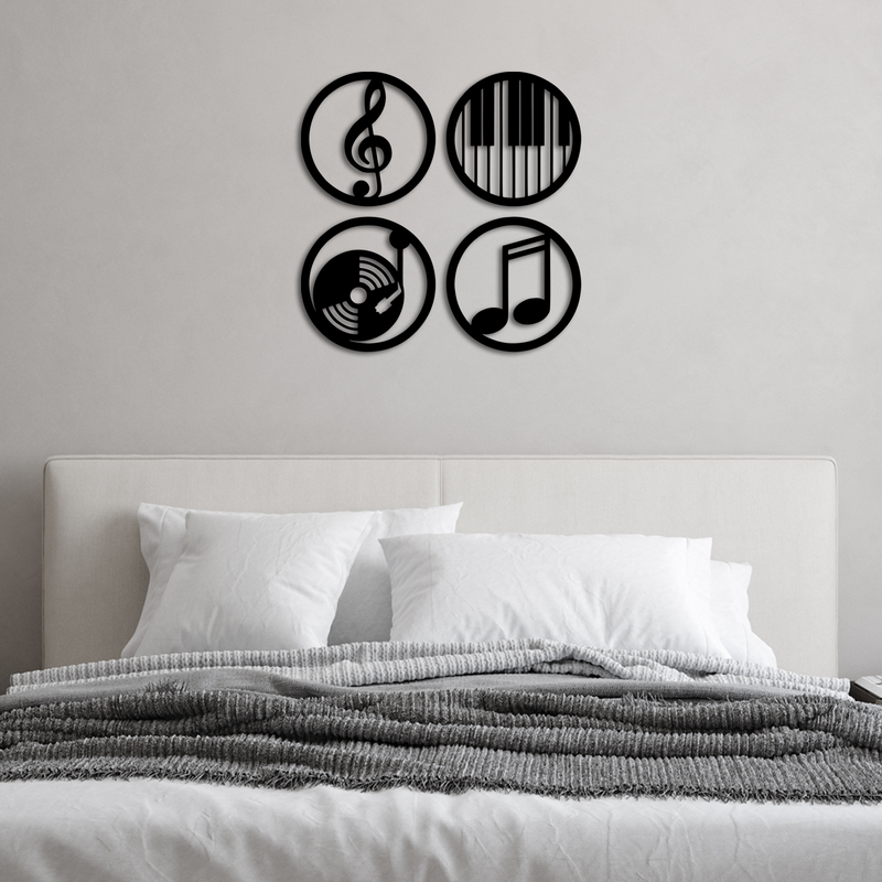 Music sign Wooden Wall Hanging, Wooden Wall Decoration