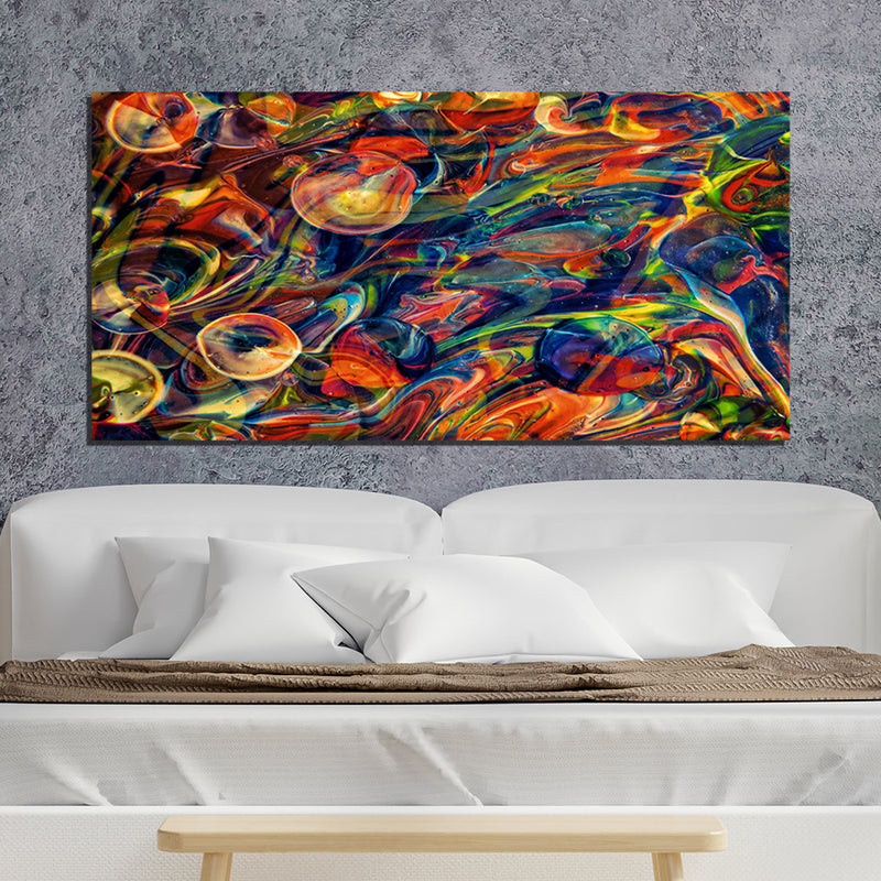 Multi Abstract Wall Painting