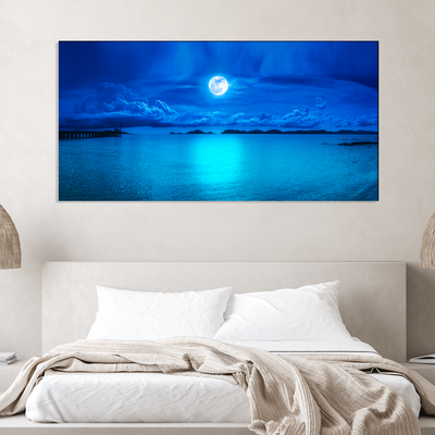 Blue Heaven in Earth Canvas Wall Painting