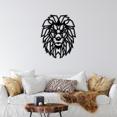 lion Wooden Wall Hanging, Wooden Wall Decoration