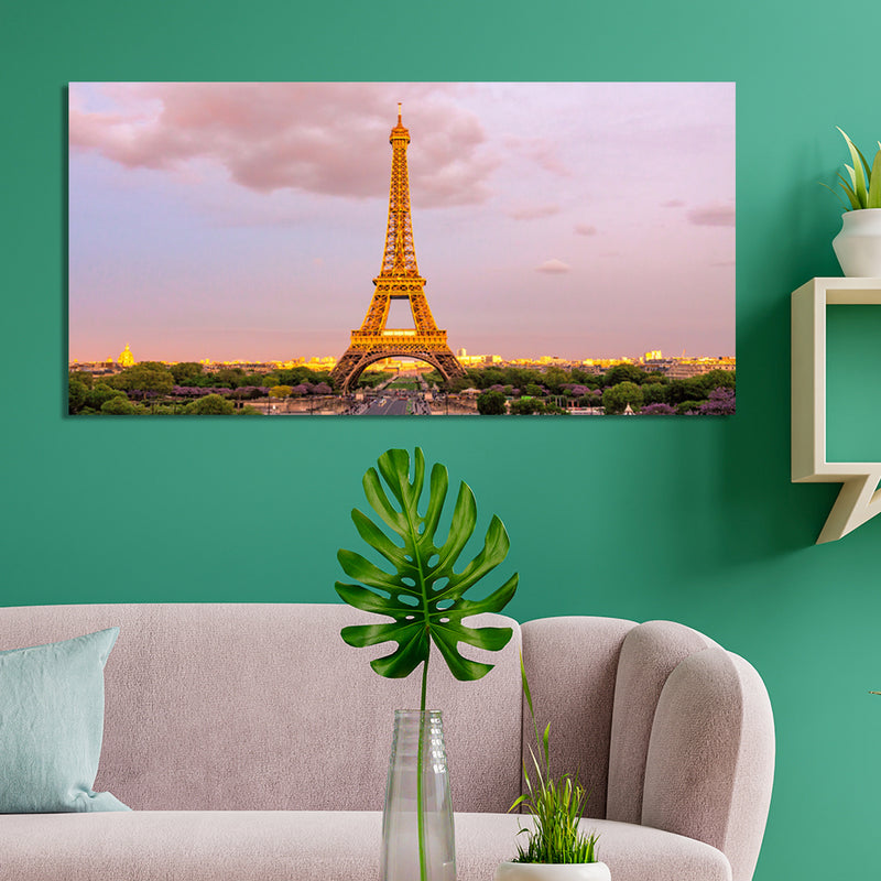 Eiffel Tower Day View Canvas Wall Painting