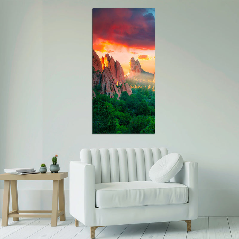 Mountain Forest  Canvas Wall Painting