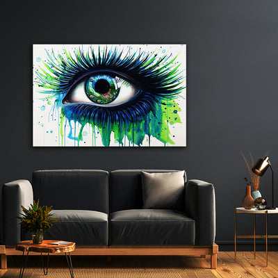 Abstract Eye Print On Canvas Wall Painting