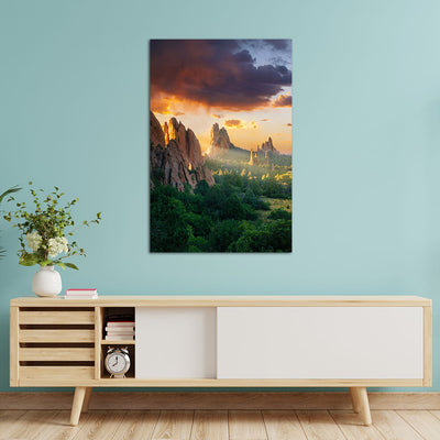 Mountain Forest Canvas Wall Painting