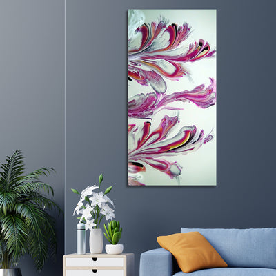 Abstract Floral Canvas Wall Painting