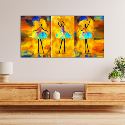 Dancing Doll Painting Canvas Wall Painting