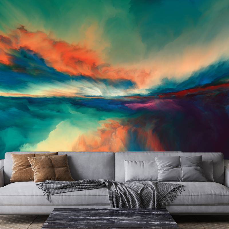 Attractive painting Digitally Printed Wallpaper