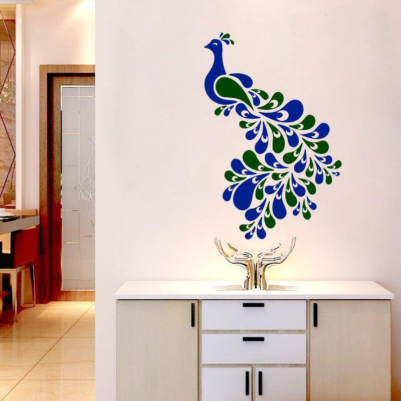 Beautiful Peacock Bird Premium Quality Wall Sticker