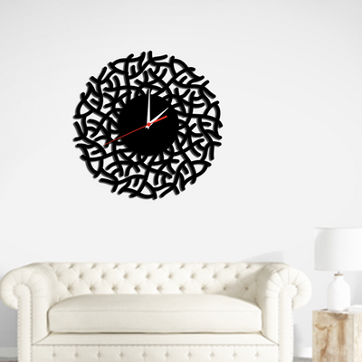 Engineered Design Wood Analog Wall Clock