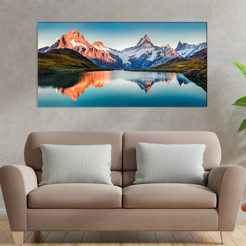 Mountain And Water Scenery Canvas Wall Painting