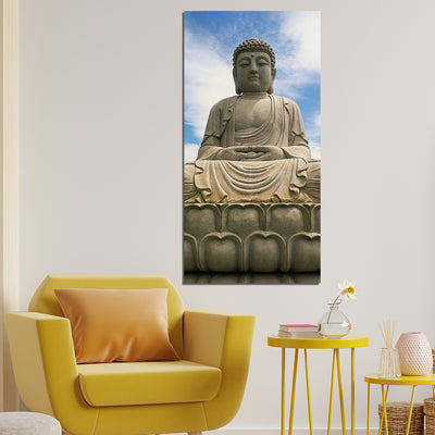 Buddha Statue Canvas Wall Painting