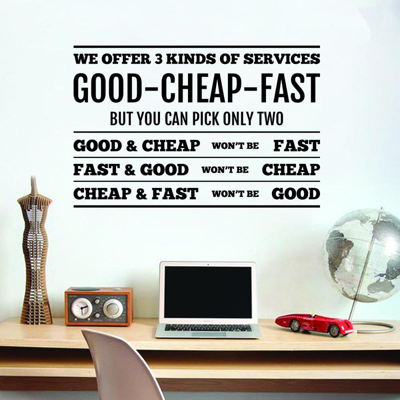 Funny Quote Wall Sticker And Wall Decal For Office