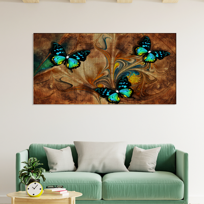 Butterfly Abstract Canvas Wall Painting