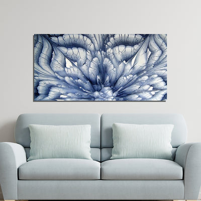 Acrylic Pour Flower Abstract Print Wall Painting