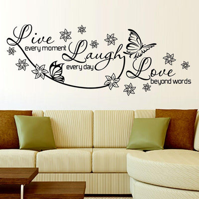 Motivational Quote Wall Sticker And Wall Decal For Living Room