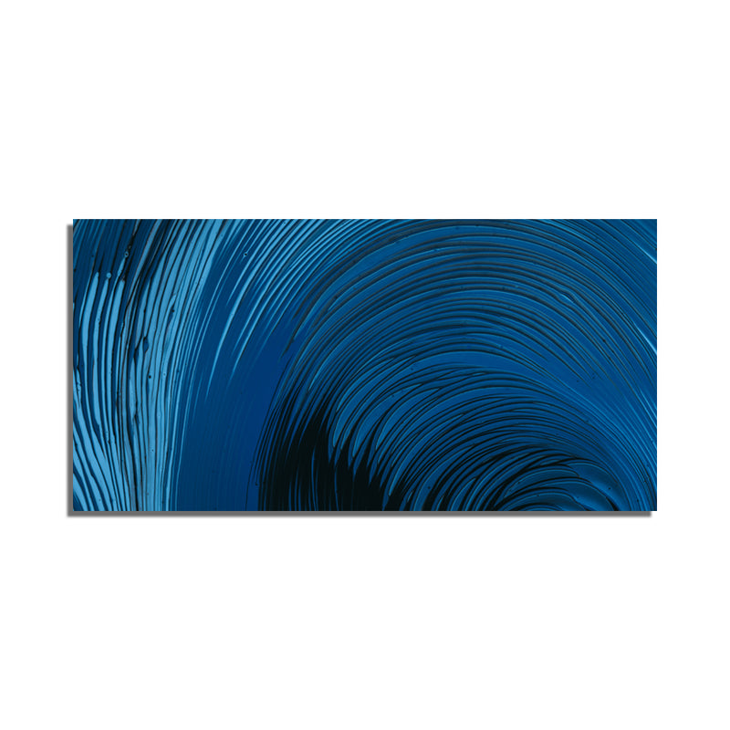 3D Blue Abstract Canvas Wall Painting