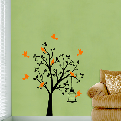 Innovative Bird Tree Wall Sticker And Wall Decal
