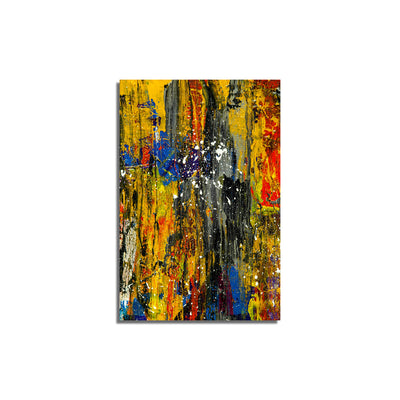 Multi Abstract On Canvas Wall Painting