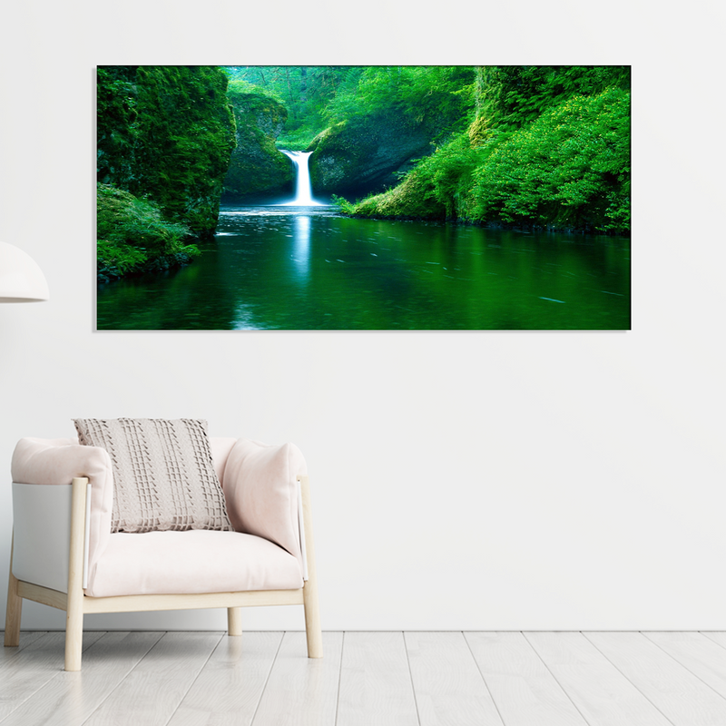Beautiful Green Scenery Canvas Wall Painting