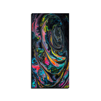 Multi-color Fluid Abstract Canvas Wall Painting