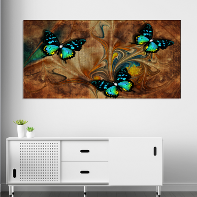 Butterfly Abstract Canvas Wall Painting