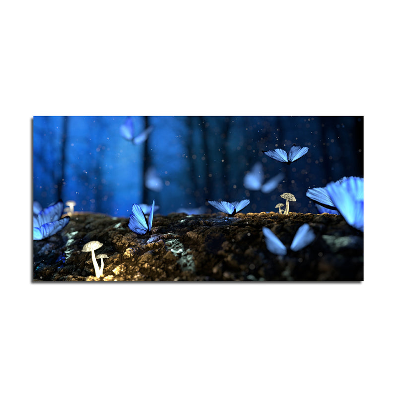 Beautiful Blue Butterfly Canvas Wall Painting