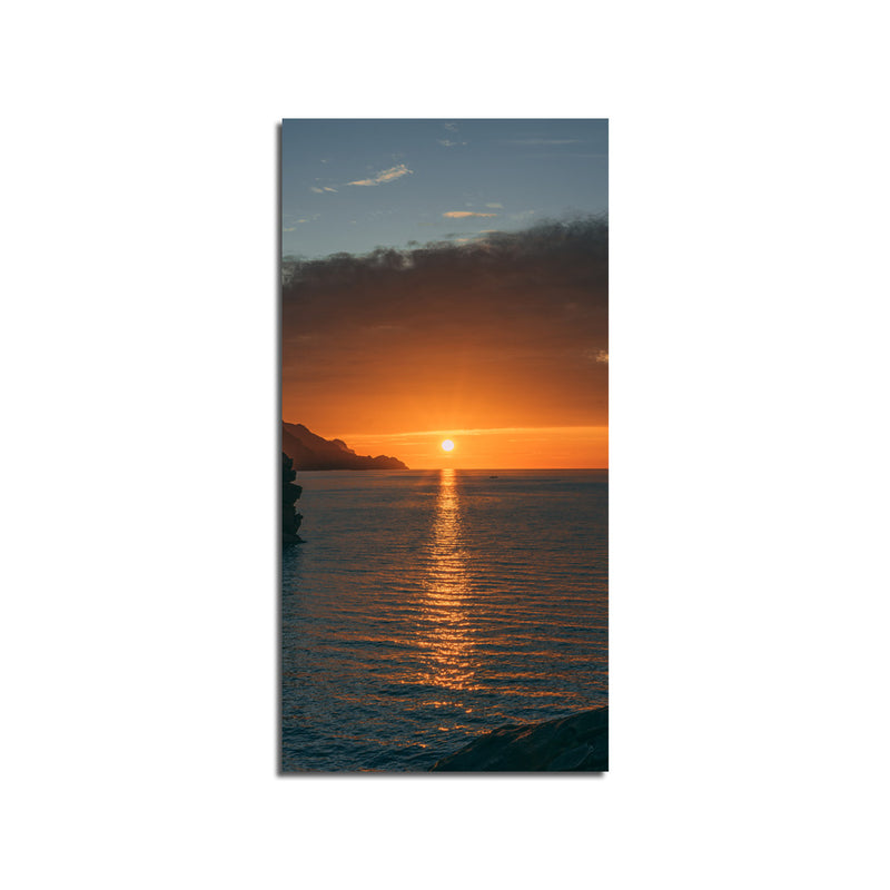 Beautiful Sunset View Printed On Canvas Wall Painting