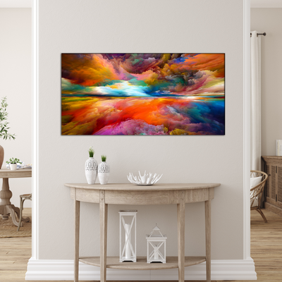 Colourful Sky Abstract Canvas Wall Painting