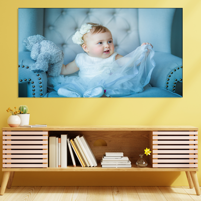 Cute Baby Girl Canvas Wall Painting