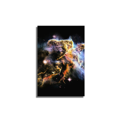 Galaxy Print On Canvas Wall Painting