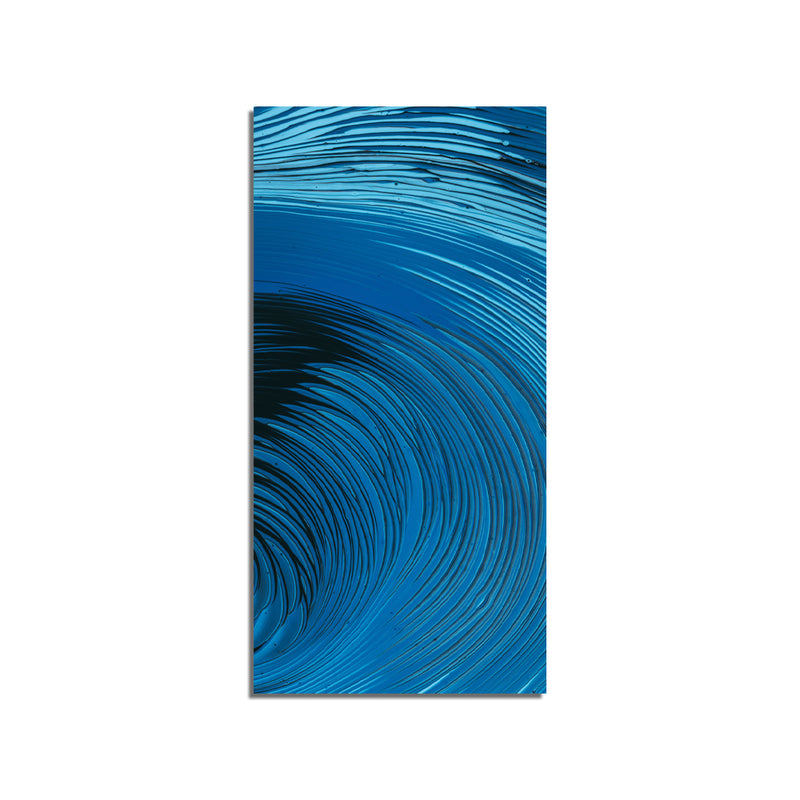 3-D Blue Abstract Canvas Wall Painting
