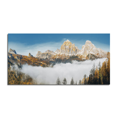 Hill And Clouds Scenery Canvas Wall Painting