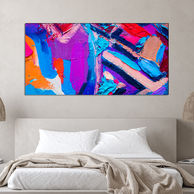 Colourful Abstract Canvas Wall Painting
