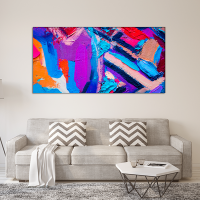 Colourful Abstract Canvas Wall Painting