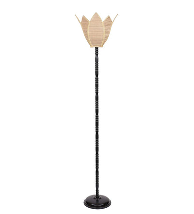 Lotus Bamboo Designer Fashionable Iron Floor Lamp (Bamboo)