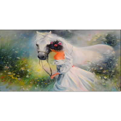 Beautiful Horse Canvas Wall Painting