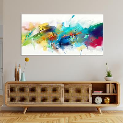 Acrylic Patch Abstract Canvas Print Wall Painting