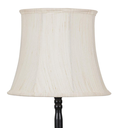 Cotton Off White Designer Iron Floor Lamp (Off - White)