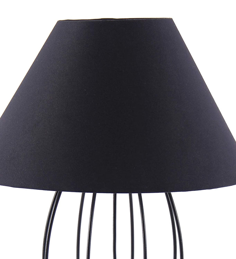 Cotton Black Table Lamp