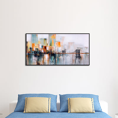 Abstract Canvas Floating Frame Wall Painting