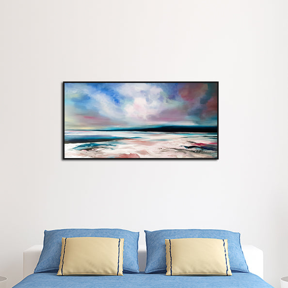 Cloud Abstract Art Floating Frame Canvas Wall Painting