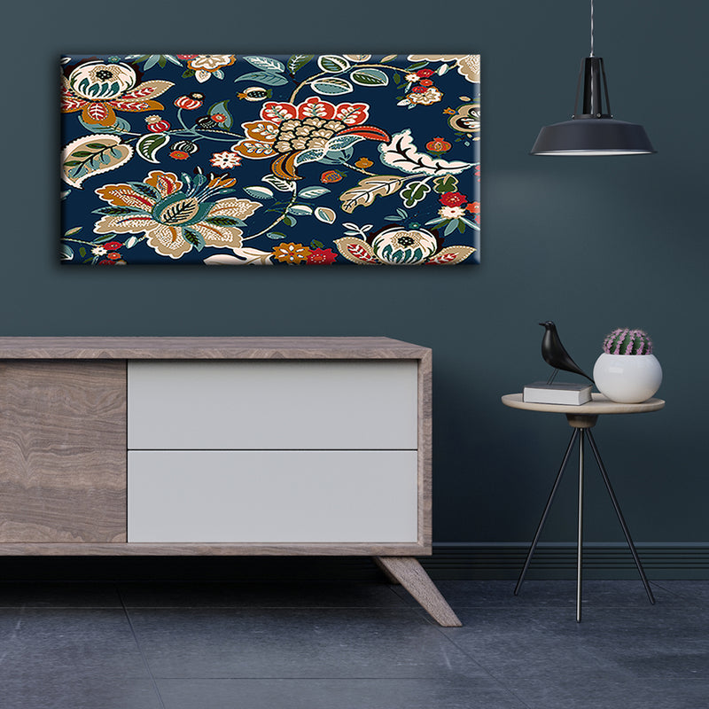 Colorful Floral Pattern Canvas Wall Painting