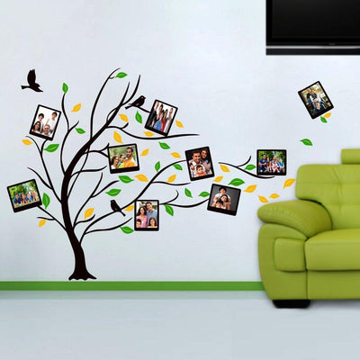 DECORGLANCE Decorative sticker Photo Frame Wall Sticker in Multicolor