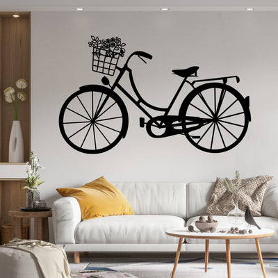 DECORGLANCE Decorative sticker Retro Bicycle High Quality Wall Sticker
